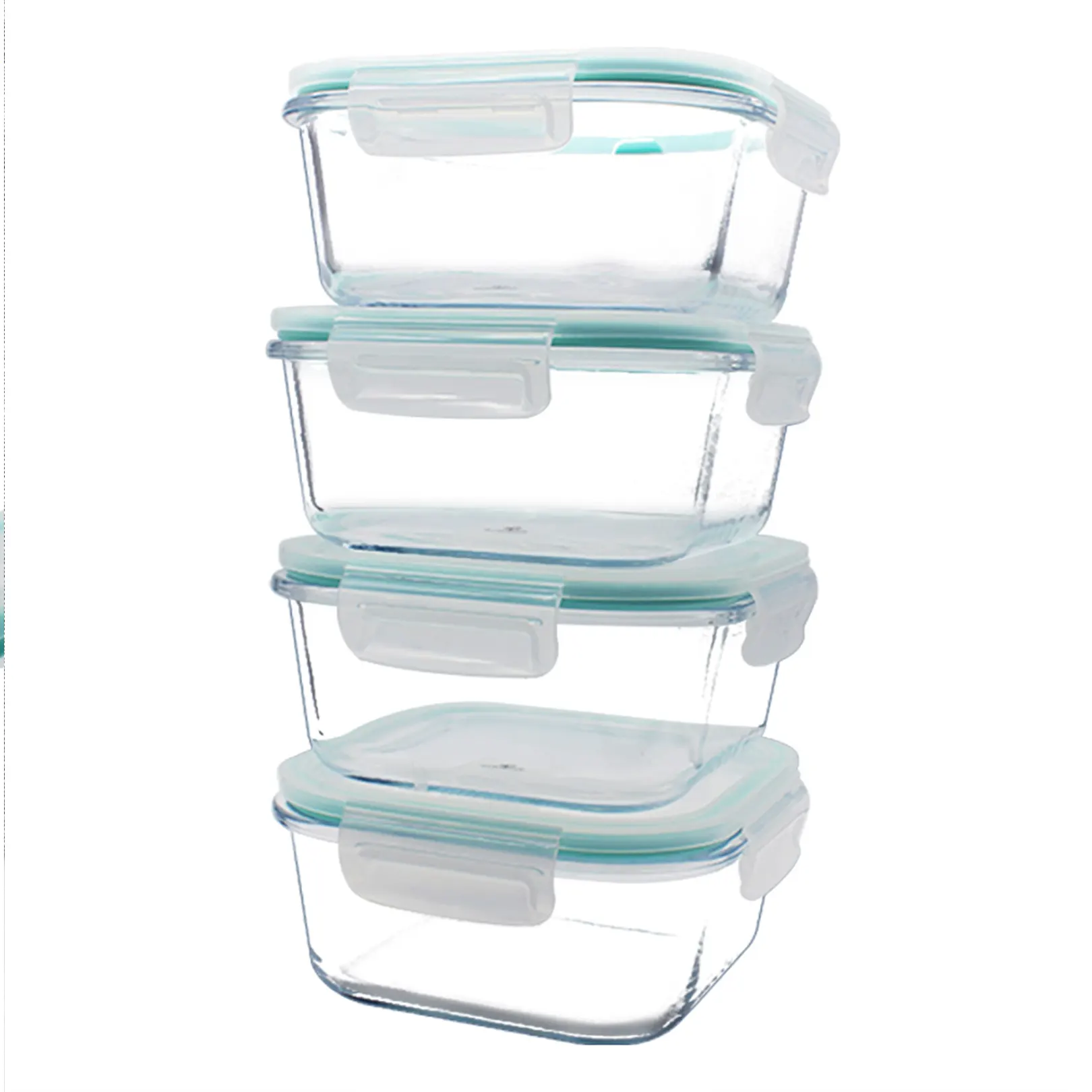 all'ingrosso Contenitori di vetro trasparente da 27 once per la conservazione degli alimenti