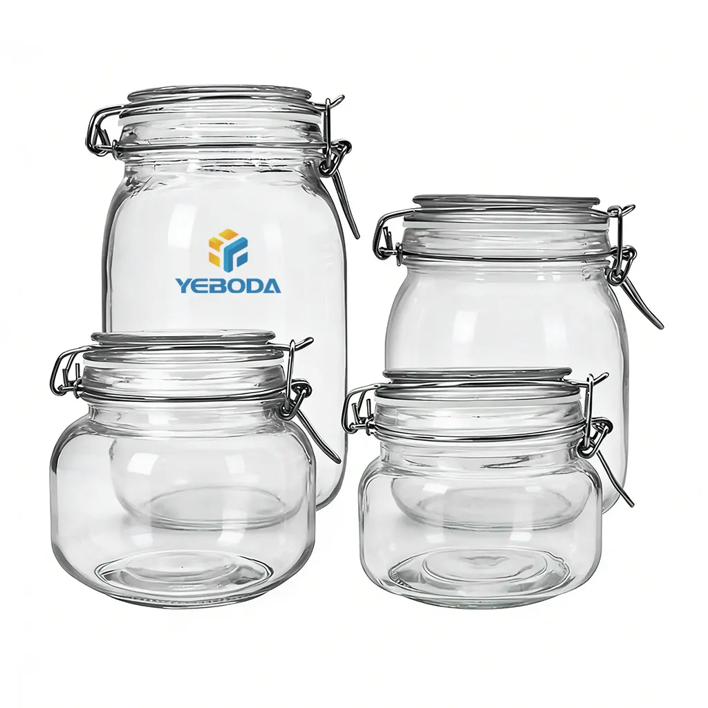 برطمانات تخزين مربعة محكمة الإغلاق من يبودا