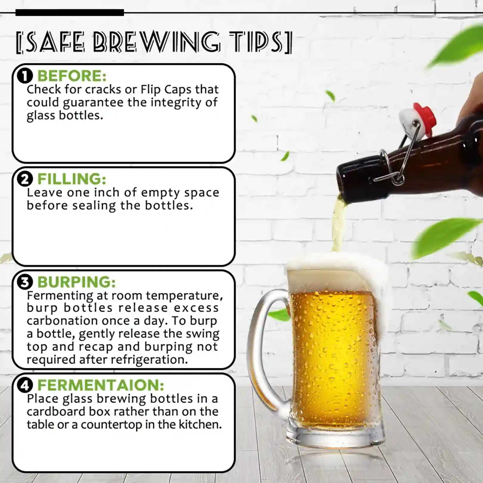 beer flip top bottles