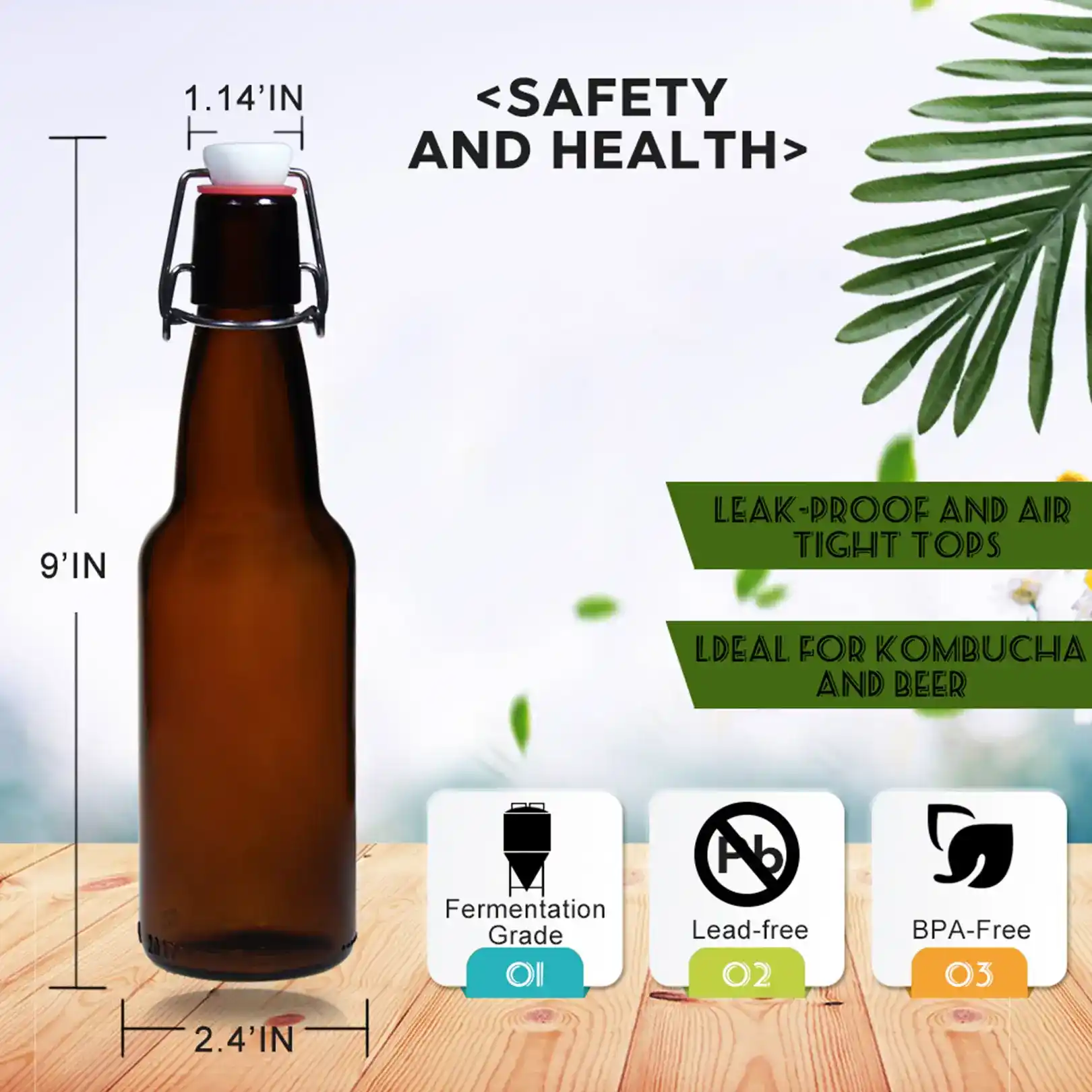 flip top beer bottles