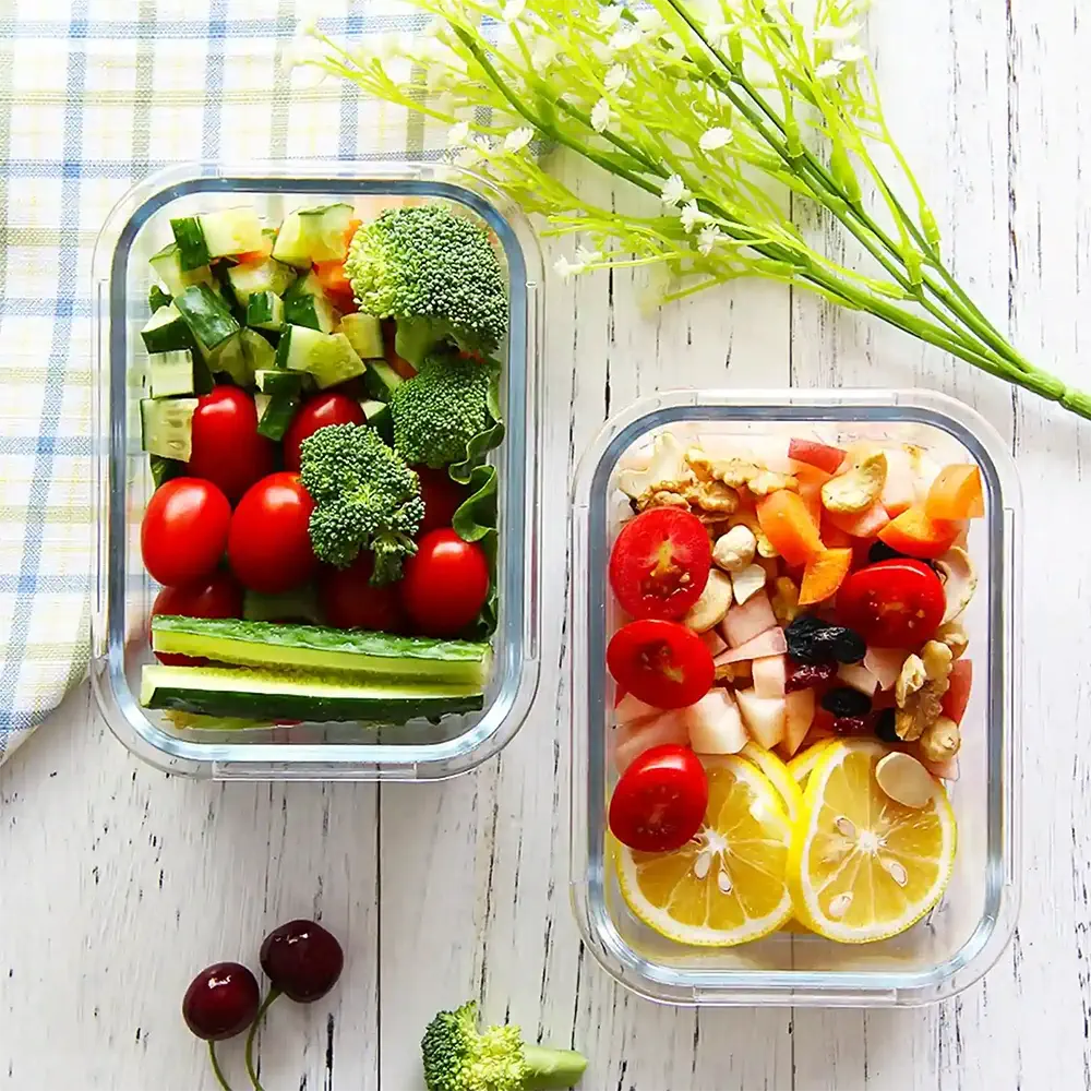 glass food containers with lids