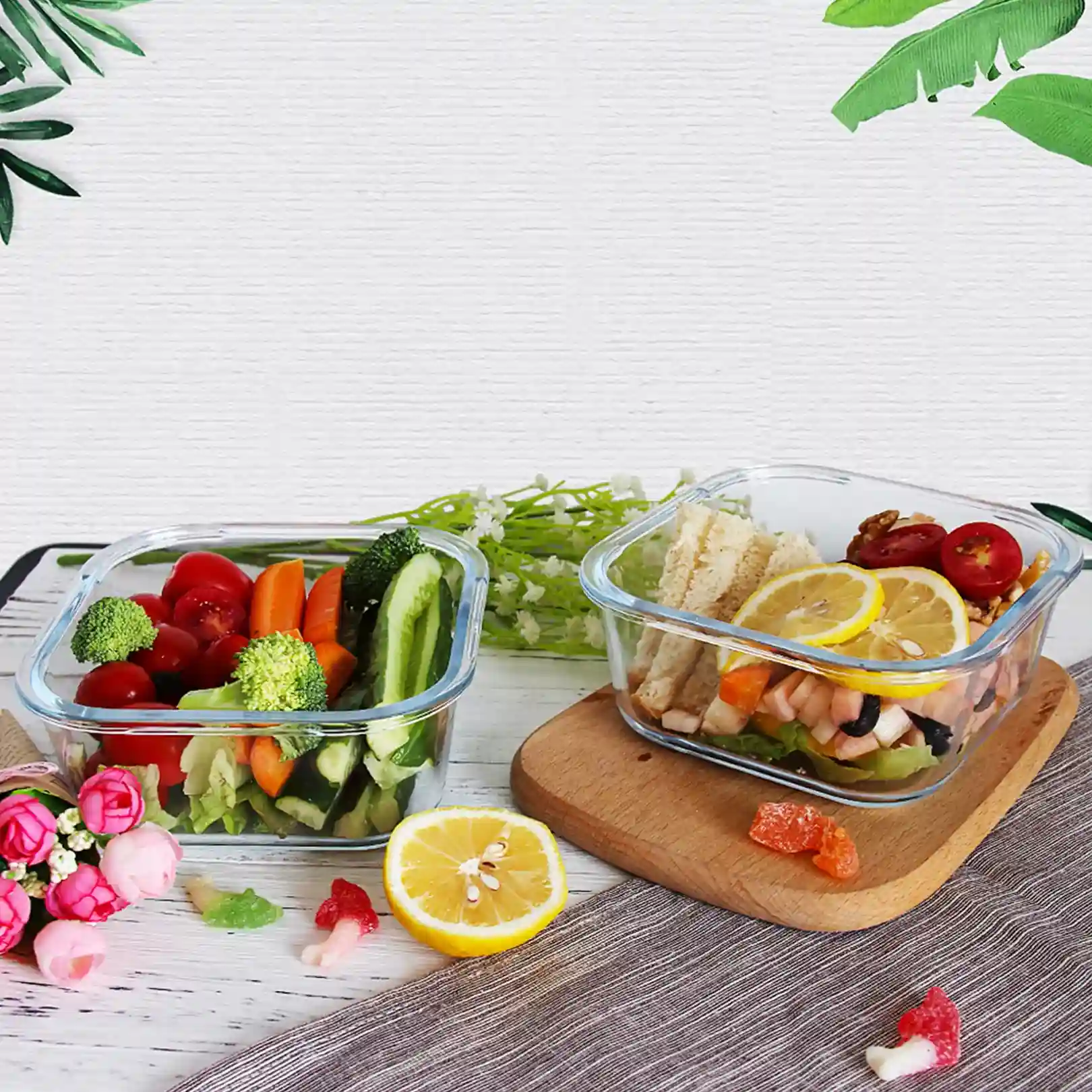 glass food storage containers