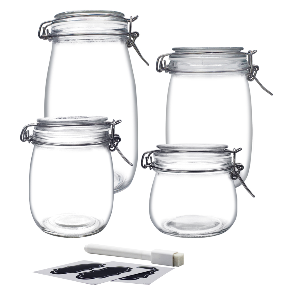 glass storage jars glass storage jars