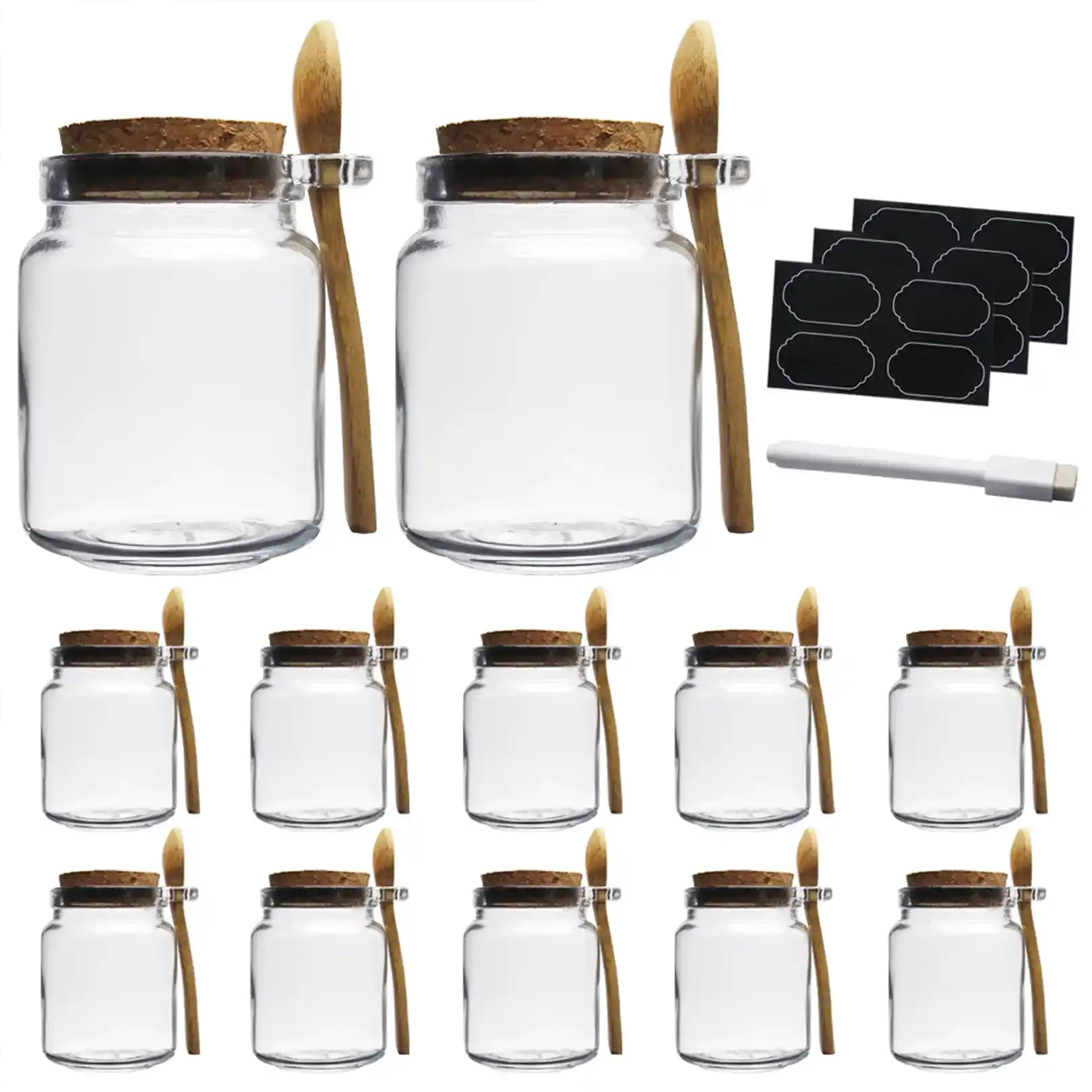 jar with glass jar with glass