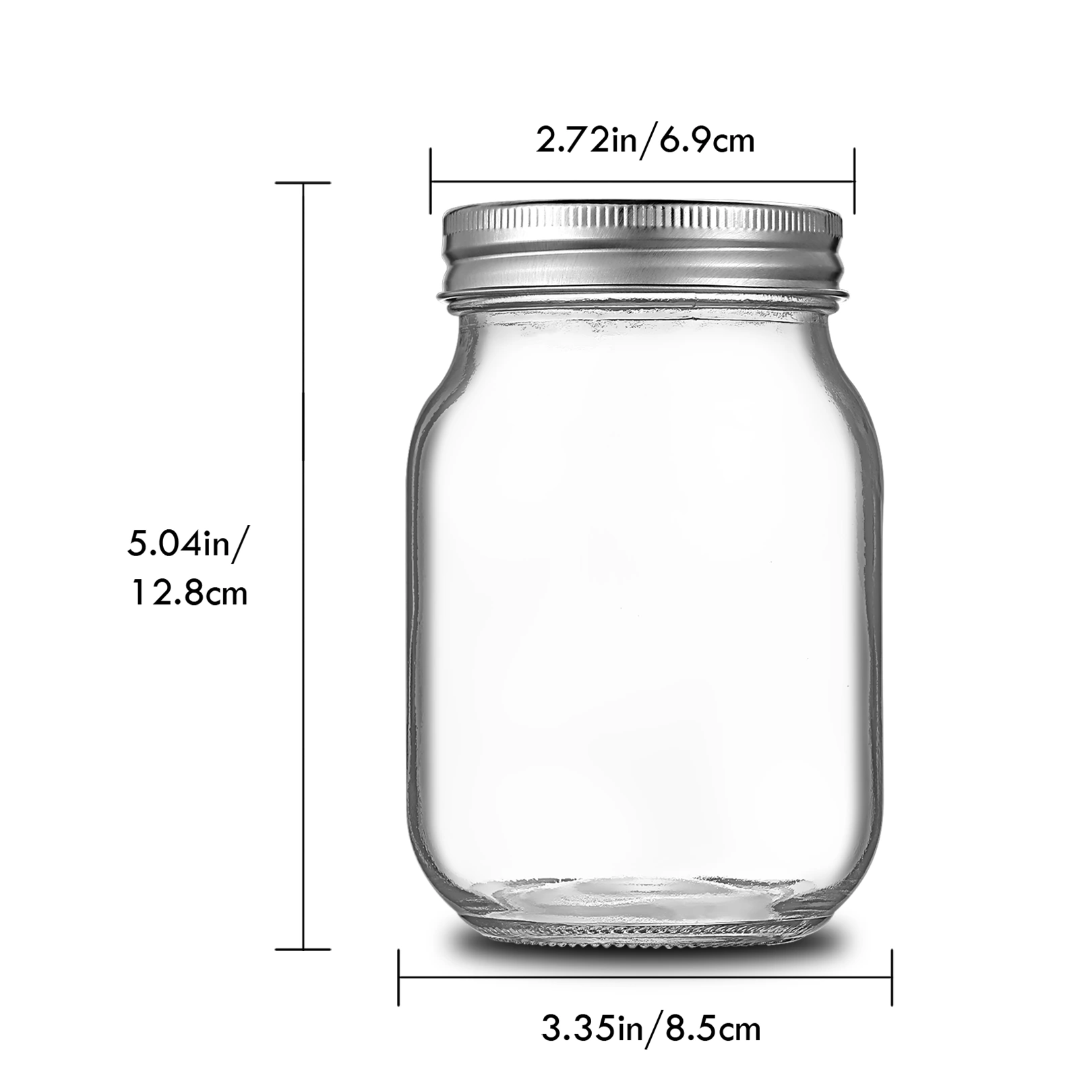 glass jam jars