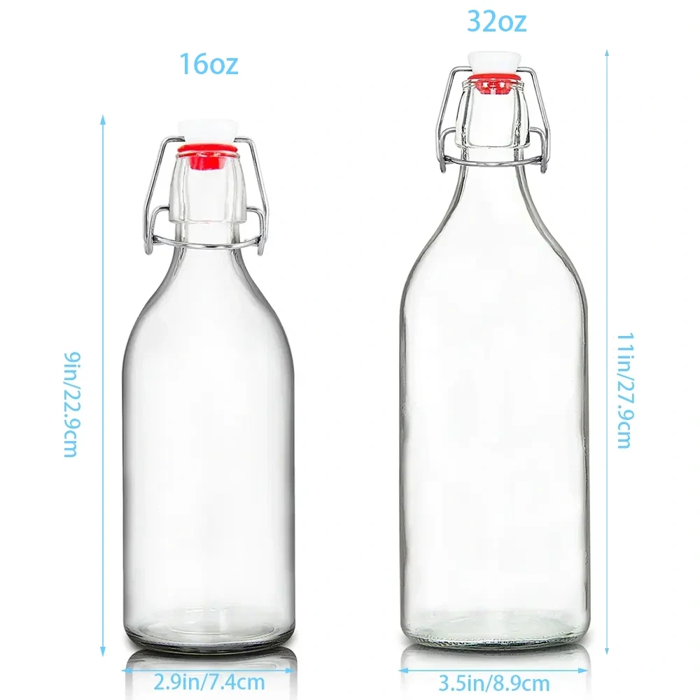 swing top glass bottles