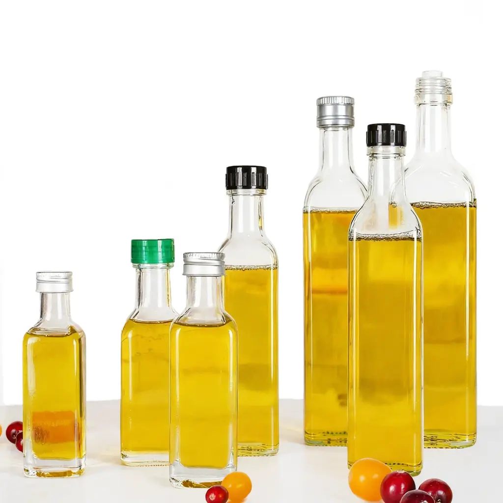60-1000ml square clear olive oil bottles with screw lid 60-1000ml square clear olive oil bottles with screw lid