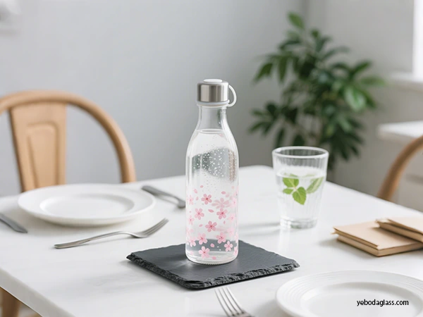 custom engraved glass water bottle