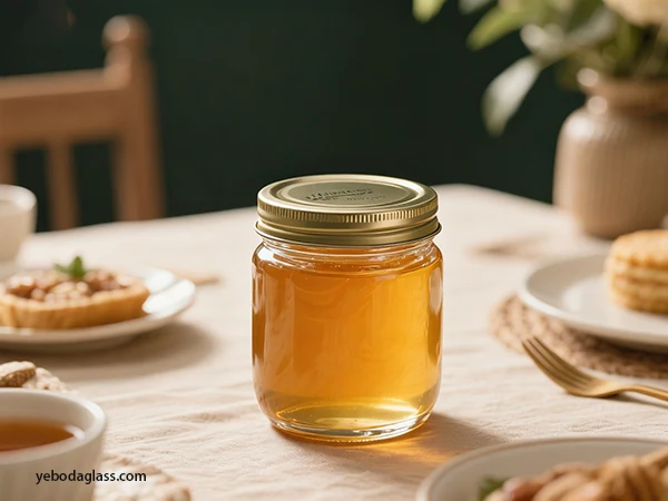glass honey jars
