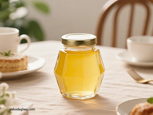 glass honey jars
