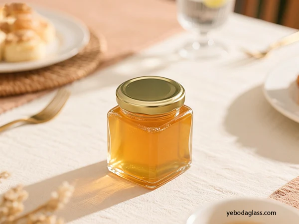 glass honey jars