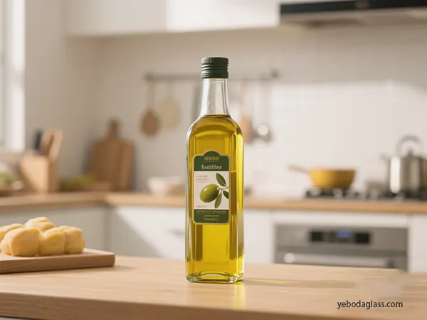 glass olive oil bottles