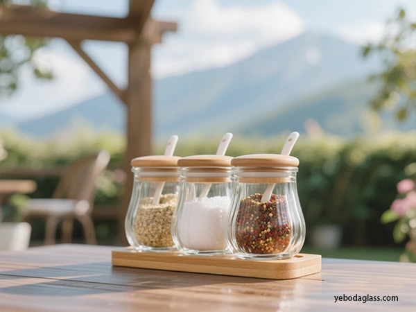 glass seasoning jars