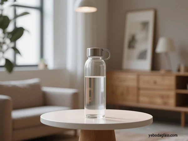 reusable glass water bottles