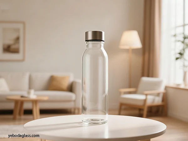 reusable glass water bottles