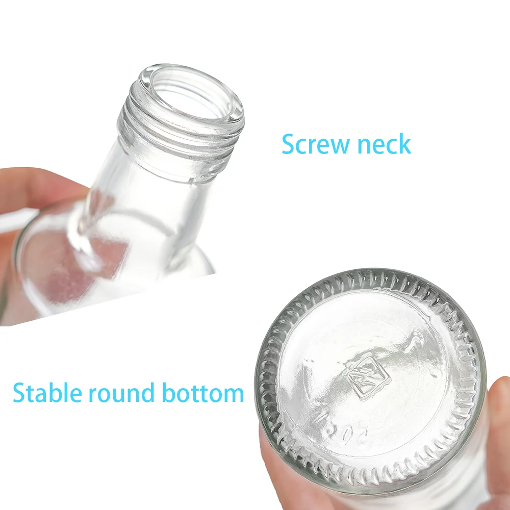 clear olive oil bottle