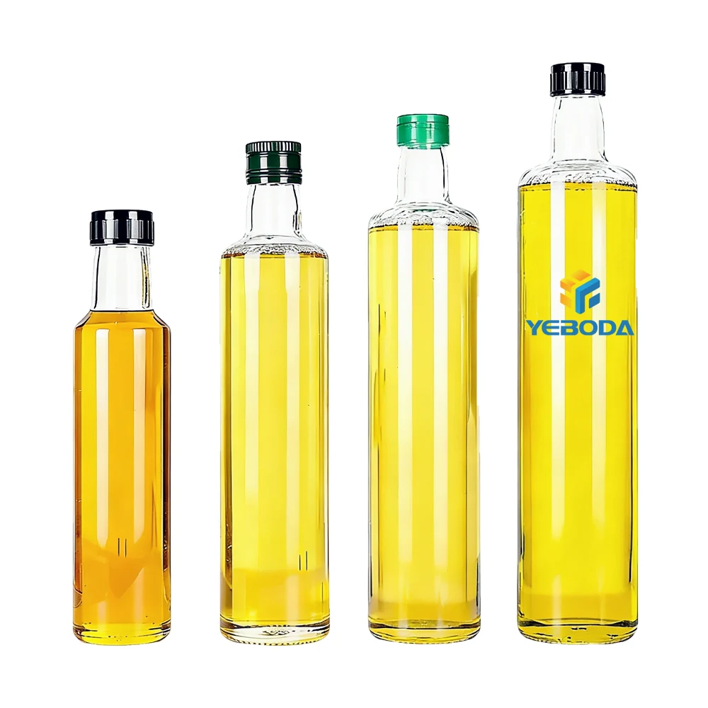 clear olive oil bottle