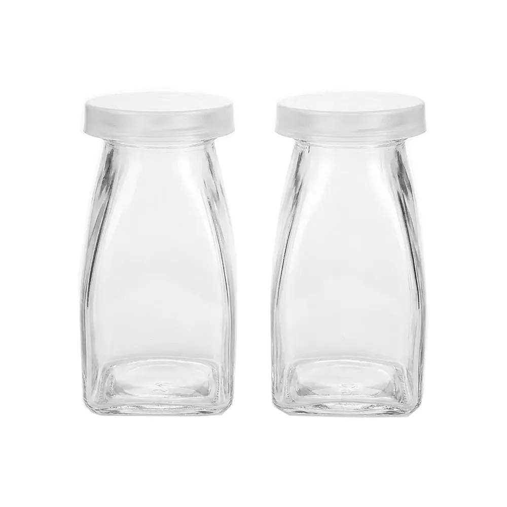 custom glass milk bottles