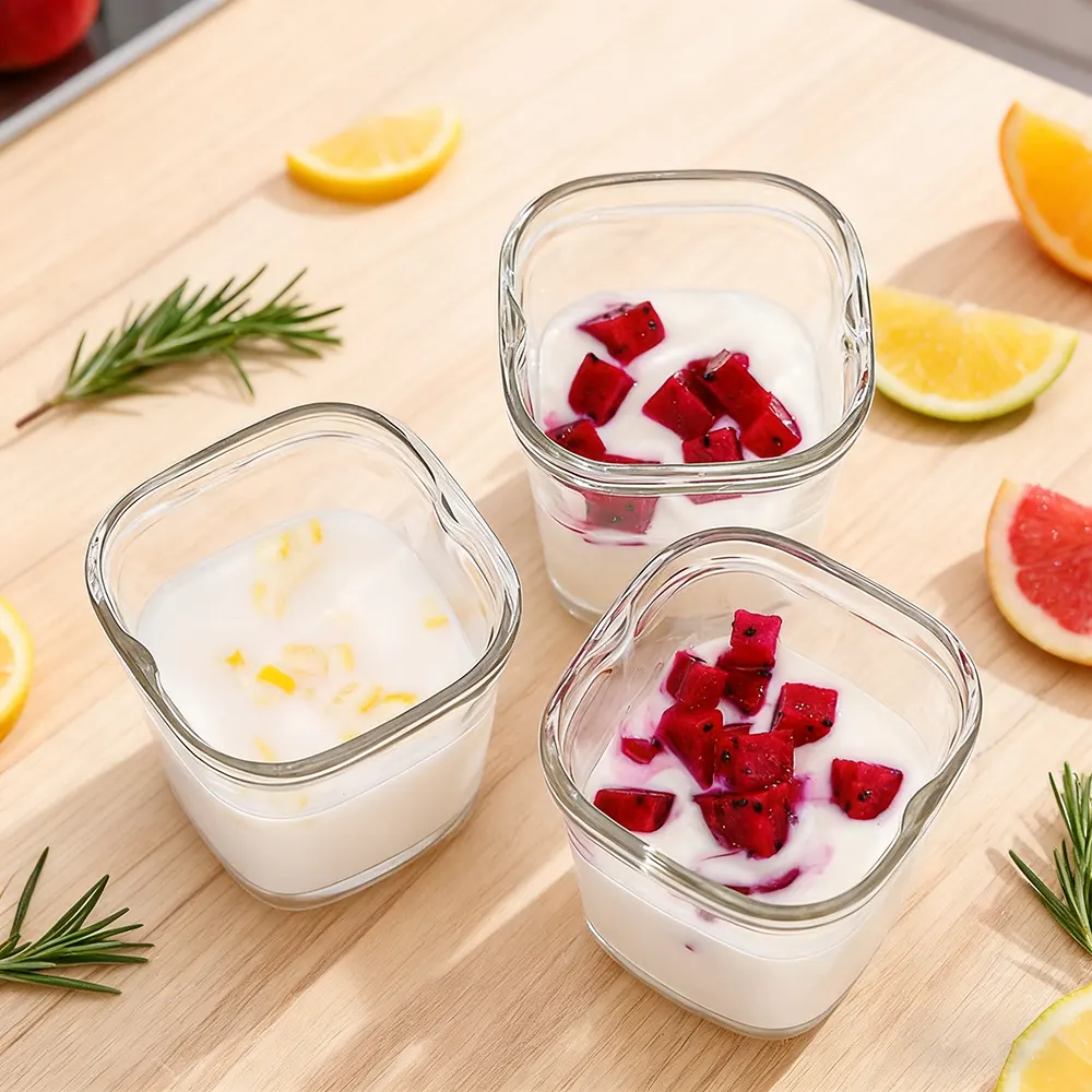 yogurt jars with lids
