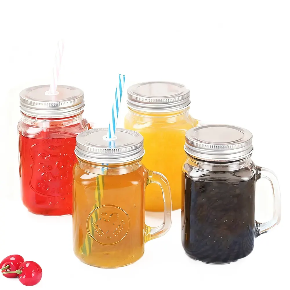 glass mason jars with handles, glass mason jar with handle1 glass mason jars with handles