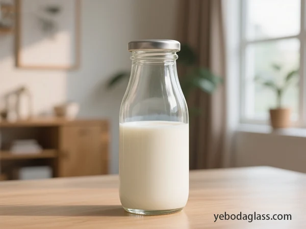 milk bottles with lids wholesale