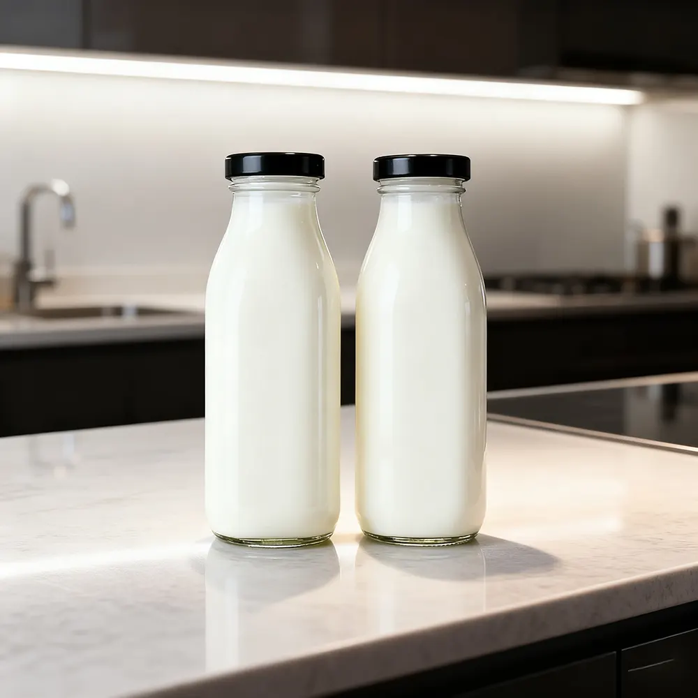 glass milk storage bottles, glass milk bottles wholesale