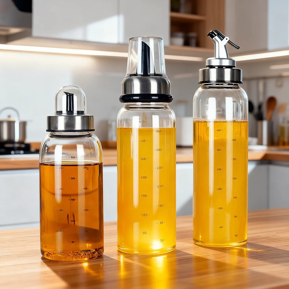 glass oil bottle dispenser