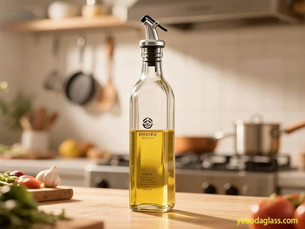 glass oil bottles factory