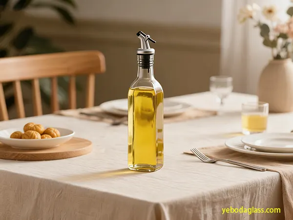 glass oil bottles factory