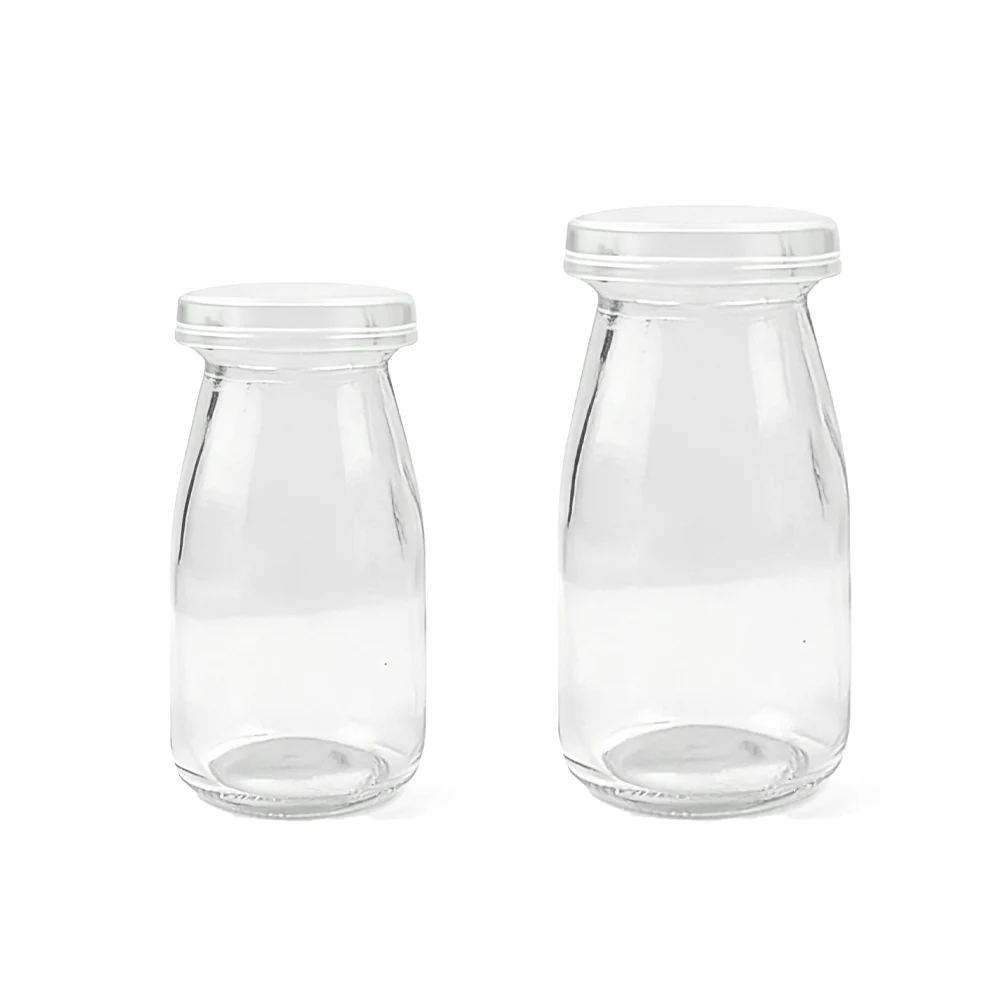 glass yogurt jars