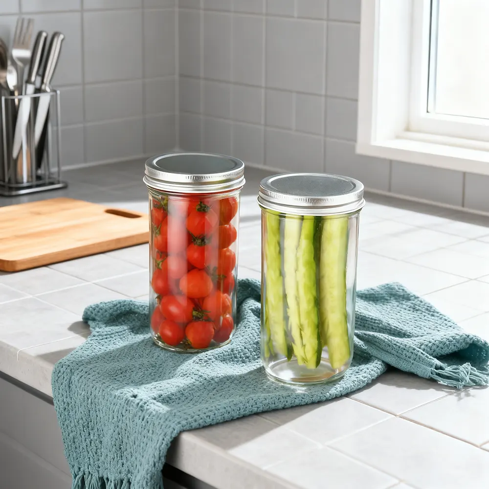 big mason jar with lid