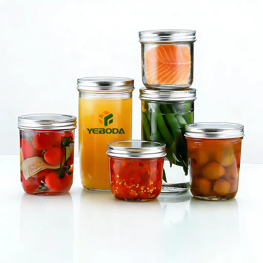 zavařovací sklenice a víčka