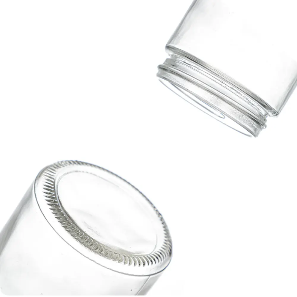 small glass mason jars