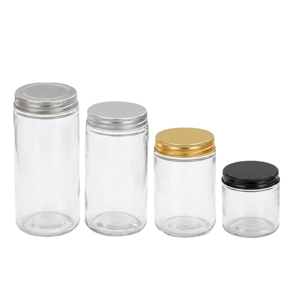 small glass mason jars