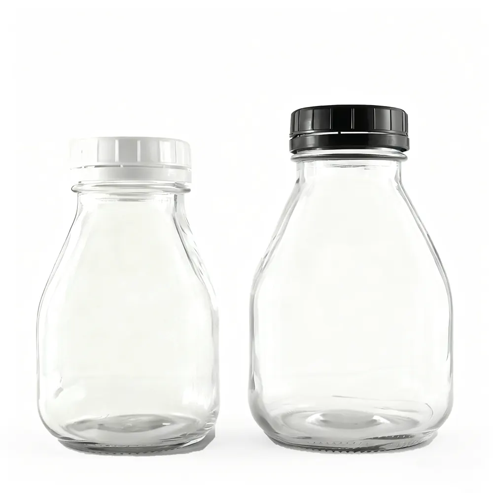 square glass milk bottles, glass bottle milk storage01 square glass milk bottles