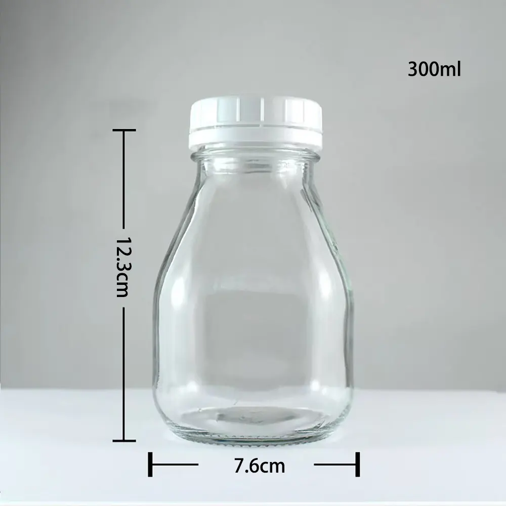 glass bottle milk storage