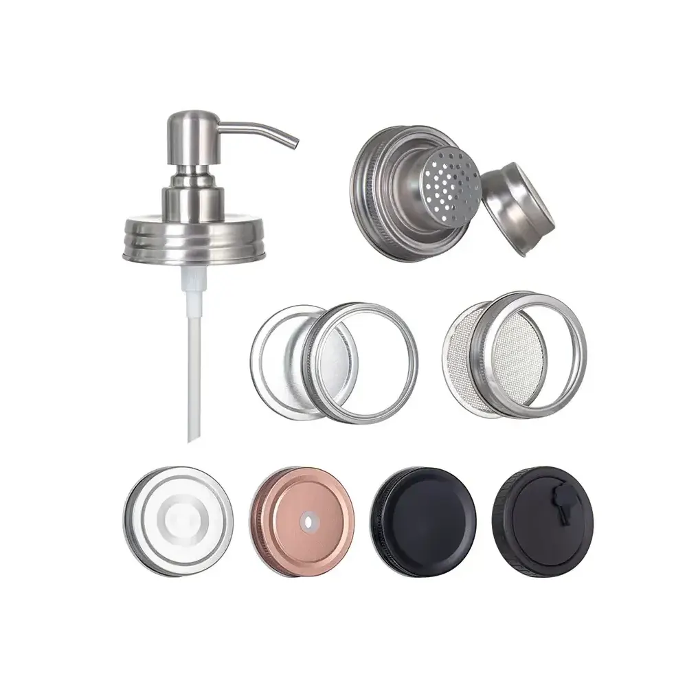 wide mouth mason jar with lid