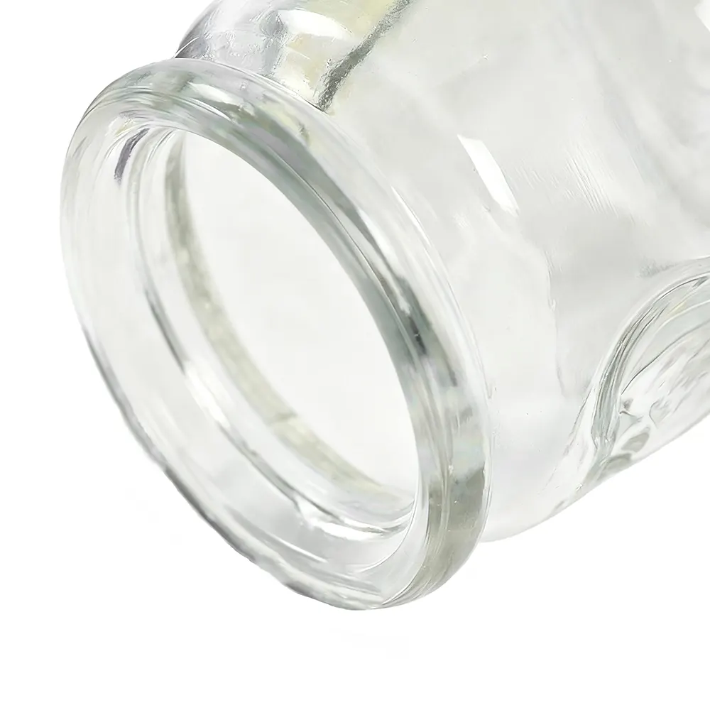 glass yogurt bottles