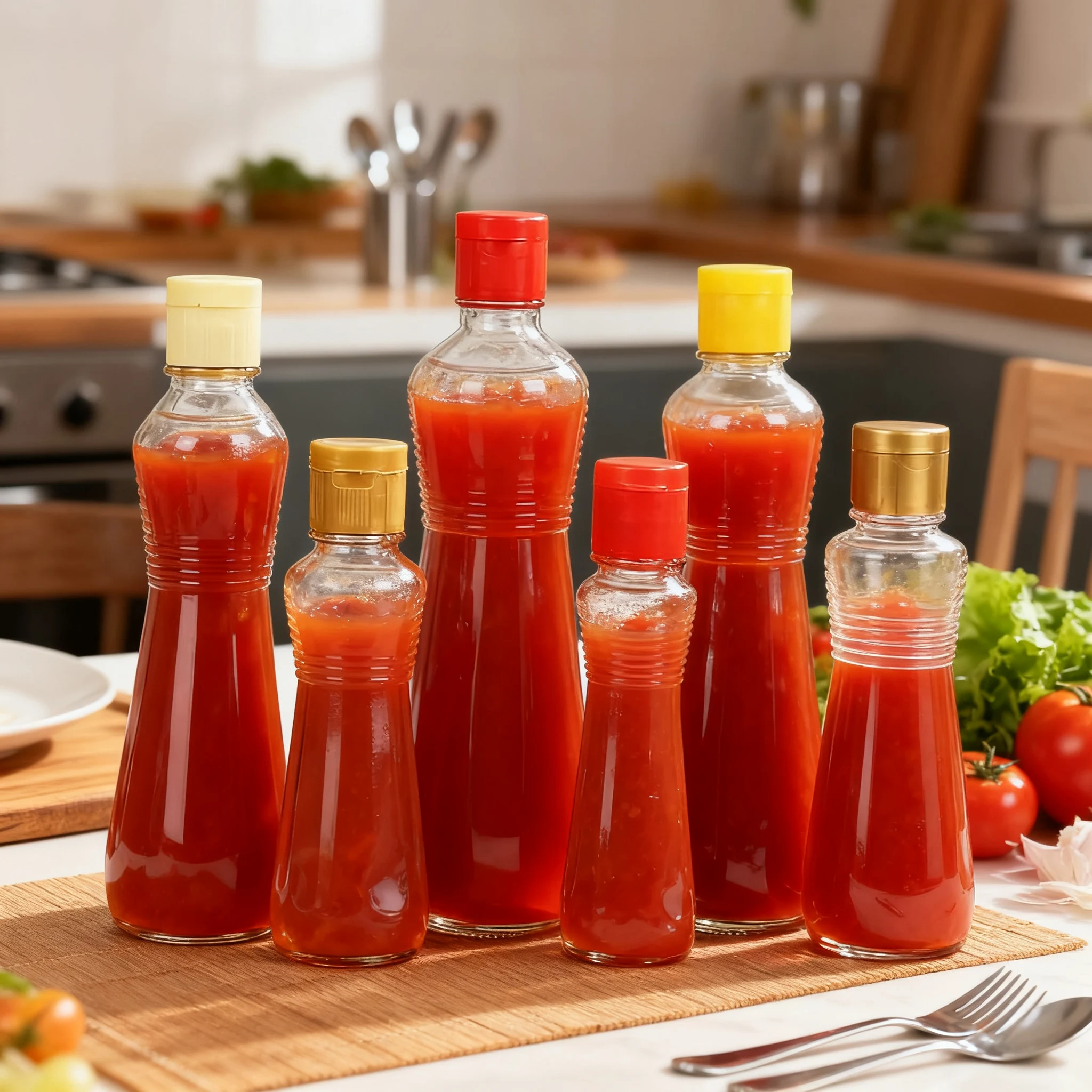 bottles for sauce