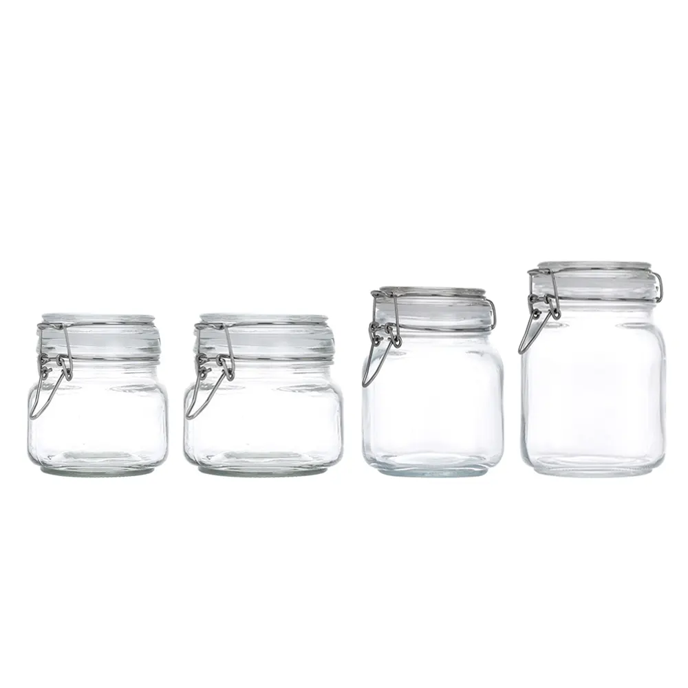 glass storage jars with glass lids glass storage jars with glass lids