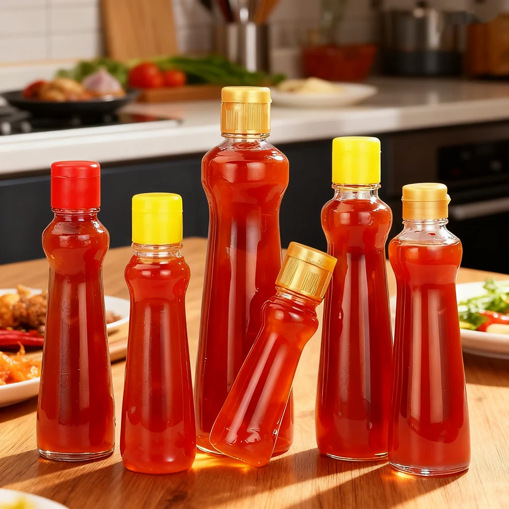 Wholesale Clear Empty Bottles for Hot Sauce 100ml - 500ml - 图片 4