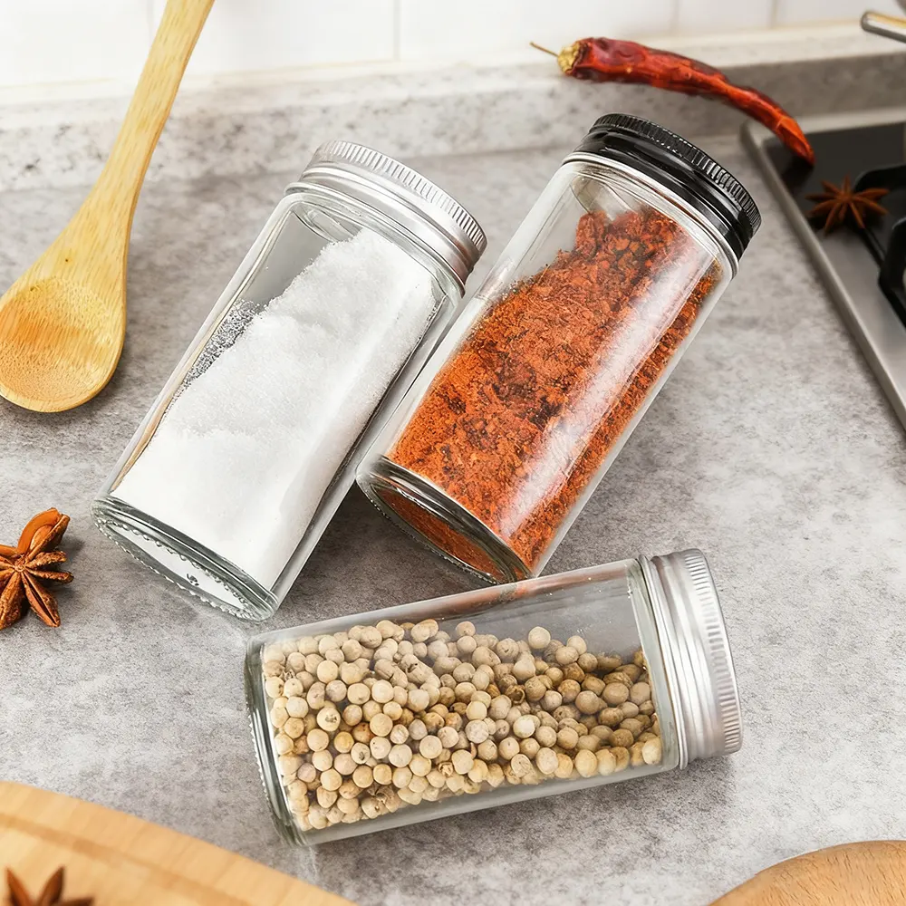 glass spice container