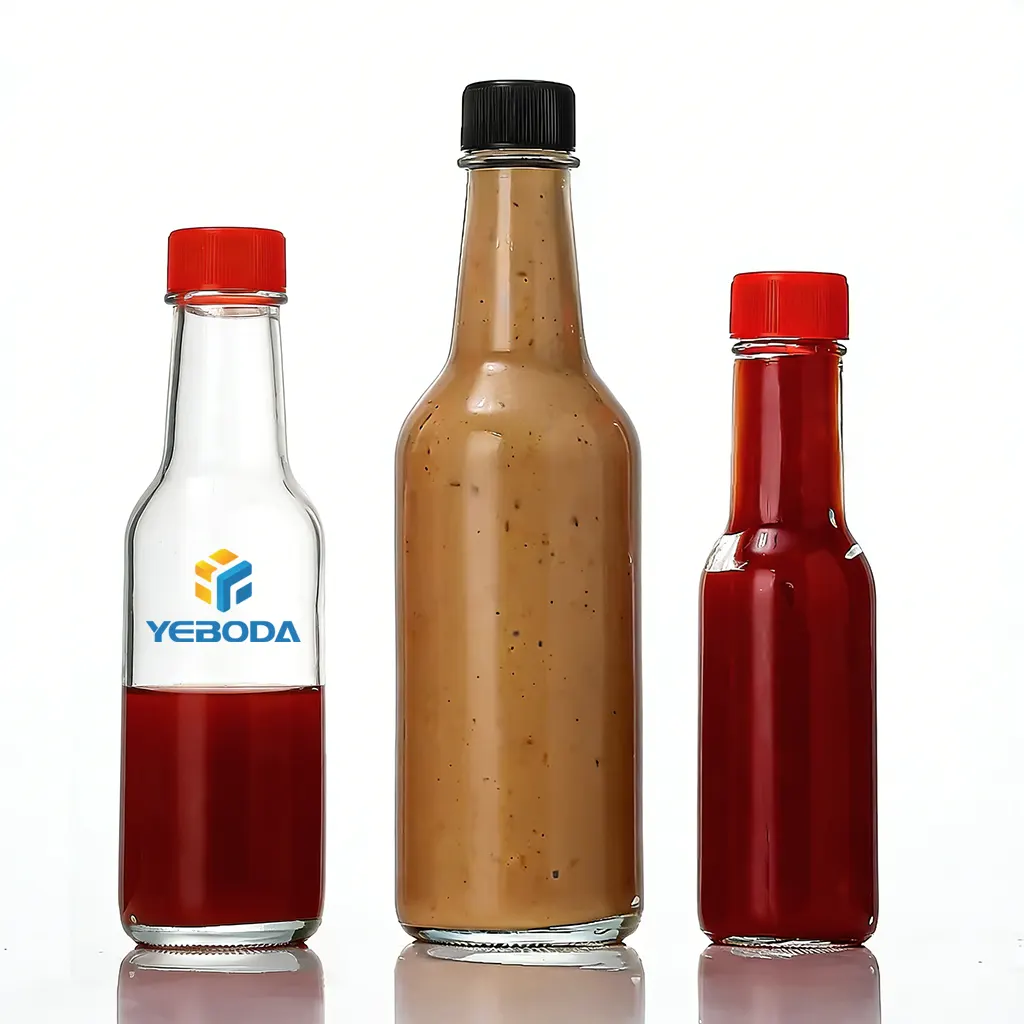 yeboda glass hot sauce bottles