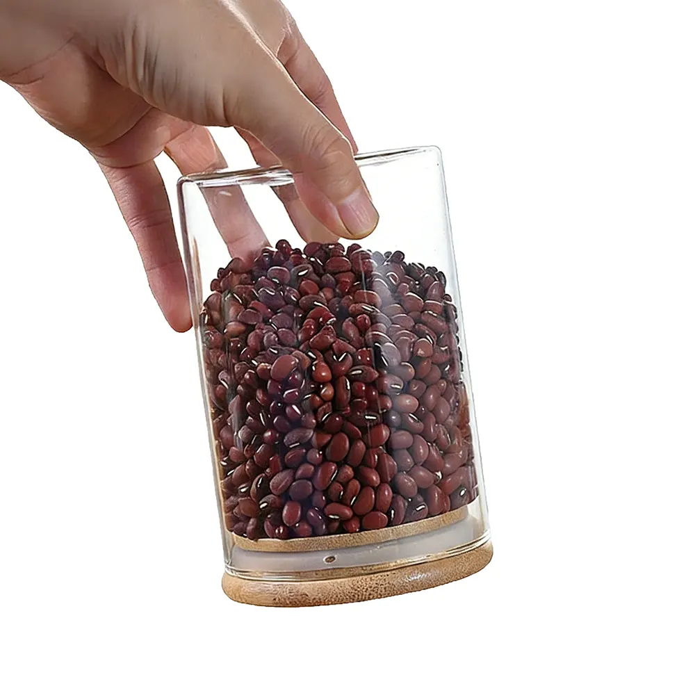 big glass jar with lid