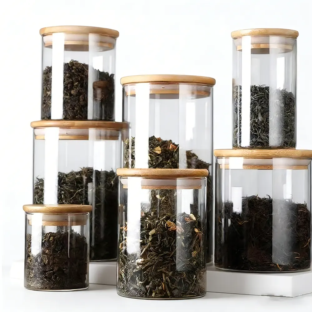 food storage glass jars