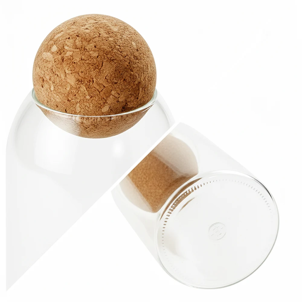 glass canister with lid