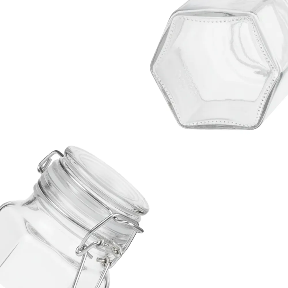 glass food storage jar