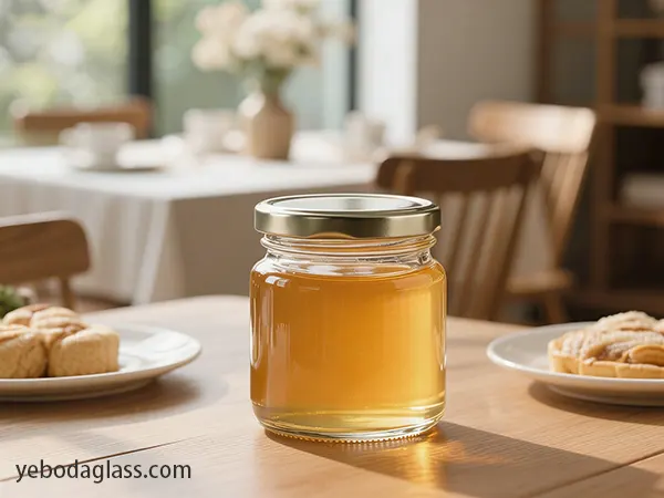 glass honey jar