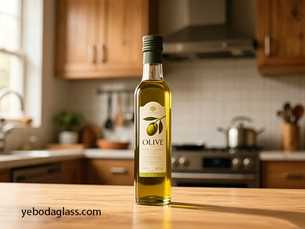 olive oil bottle color