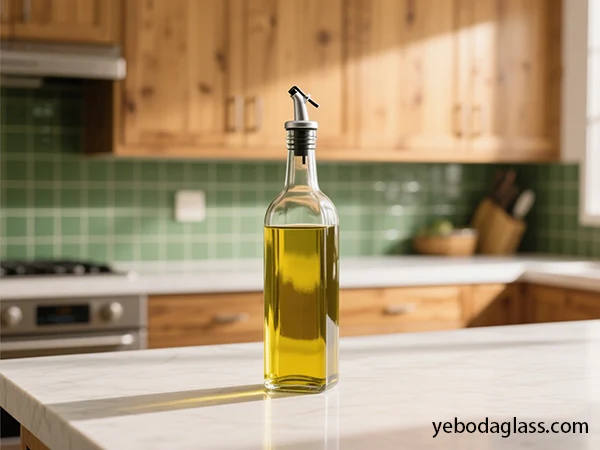 olive oil bottle color